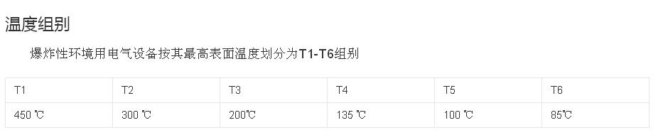 电气设备温度组别 电气设备温度组别